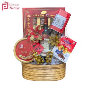 GIỎ QUÀ TẶNG PHÁT ĐẠT 2024 - SET ĐỎ 3